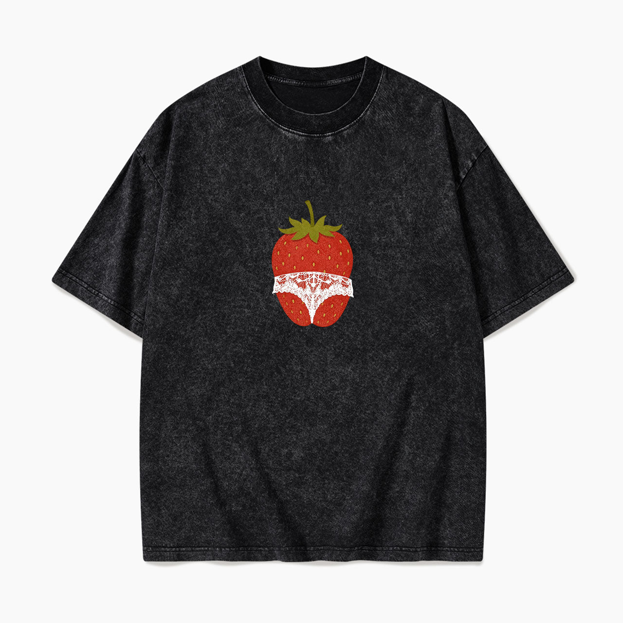 Strawberry Curves Confidence Washed Tees