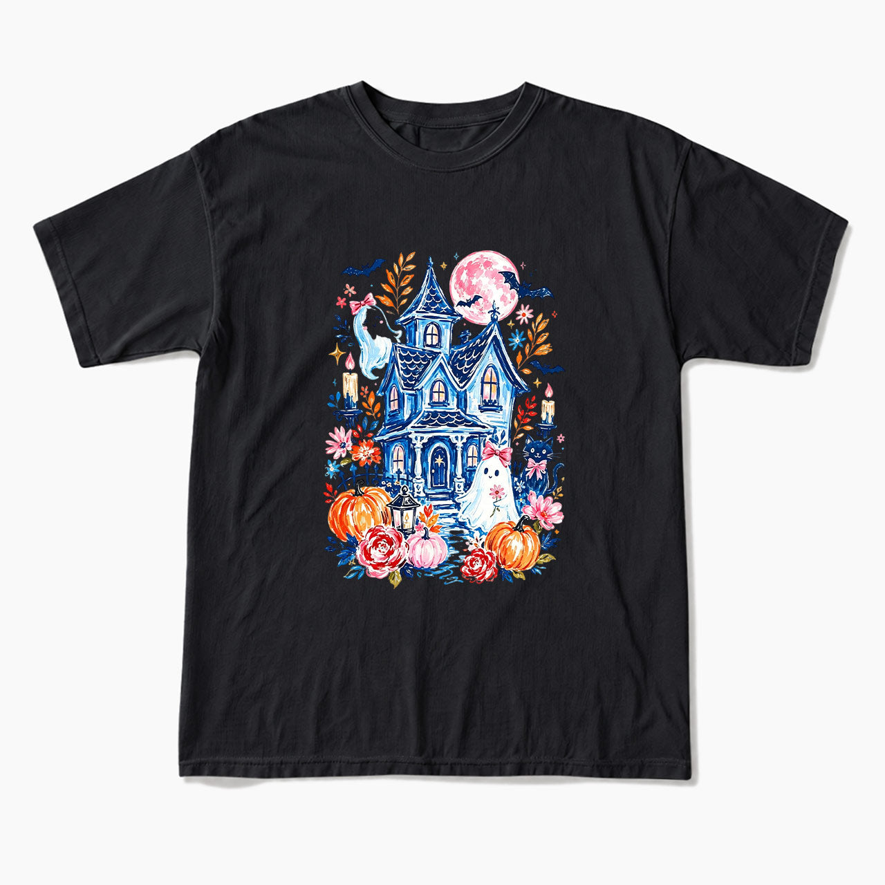 Haunted House Halloween T Shirts
