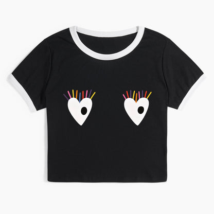 Bright Eyed Big Hearted Ringer Tee