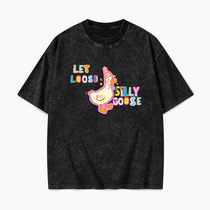 Let Loose Silly Goose Washed Tees