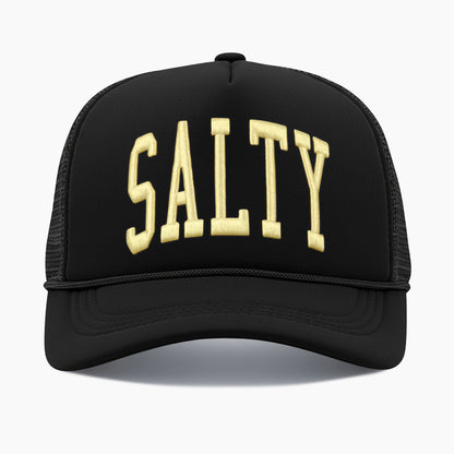 Embroidered Salty Trucker Hat