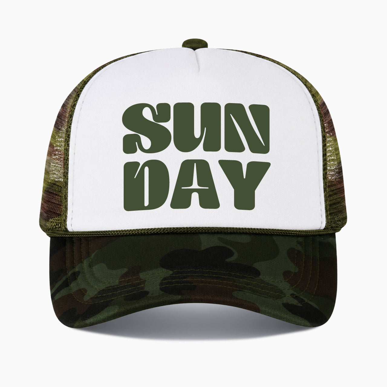 Sunday Colorblock Trucker Hat