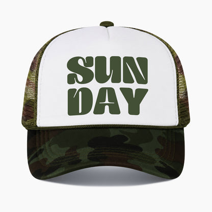 Sunday Colorblock Trucker Hat