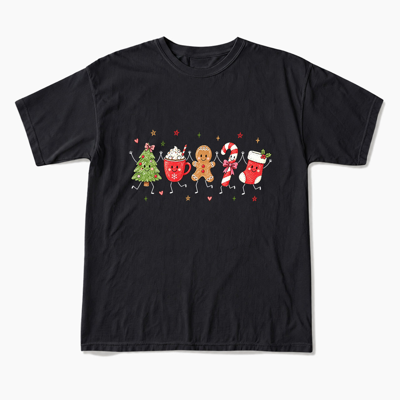 Cute Stick Figure Christmas T Shirts