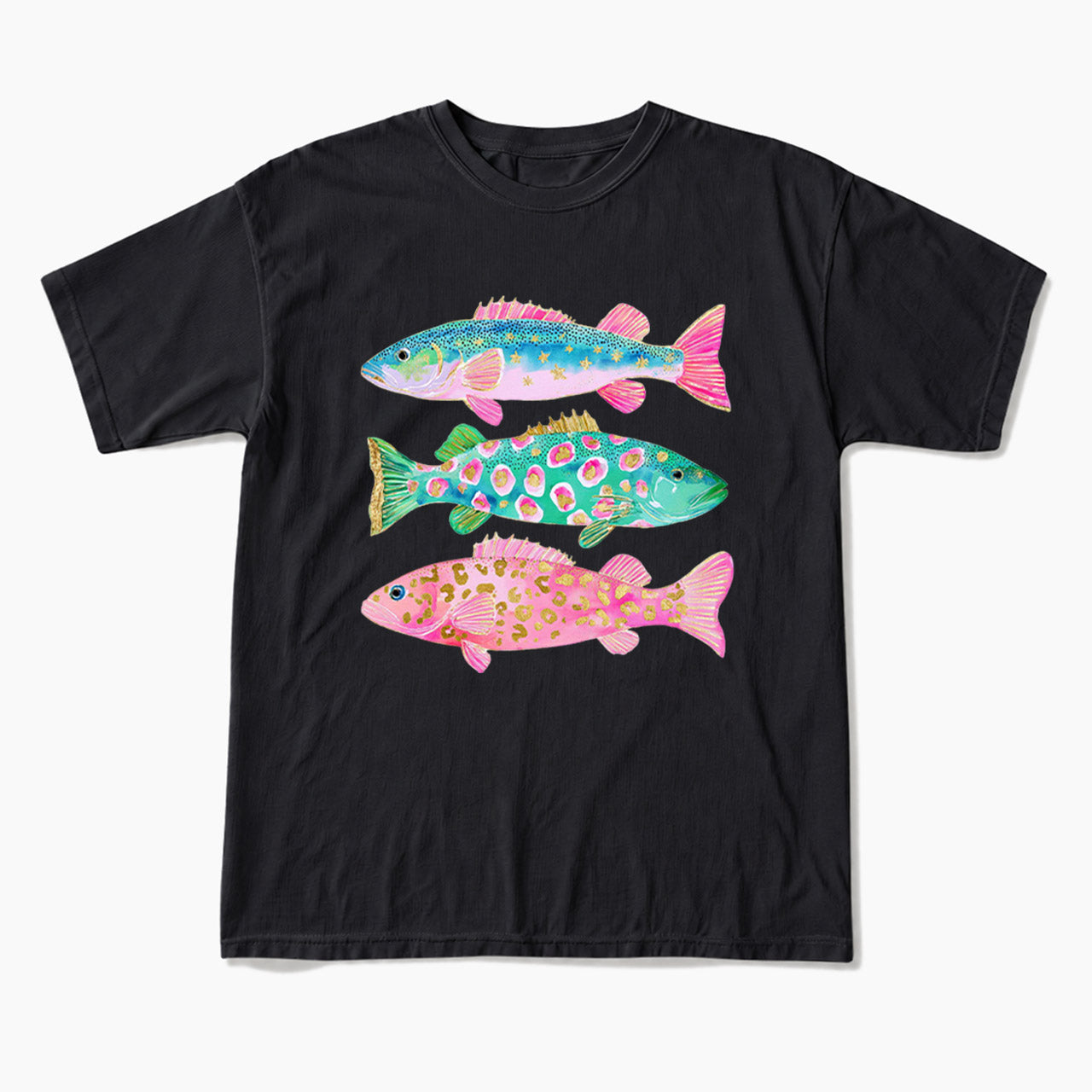 Colorful Fish T Shirts