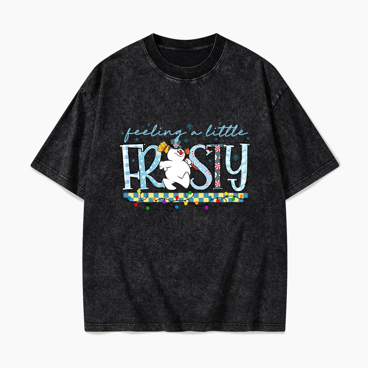 Feeling a Little Frost Christmas Washed Tees