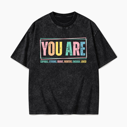 You Are Inspirational Washed Tees