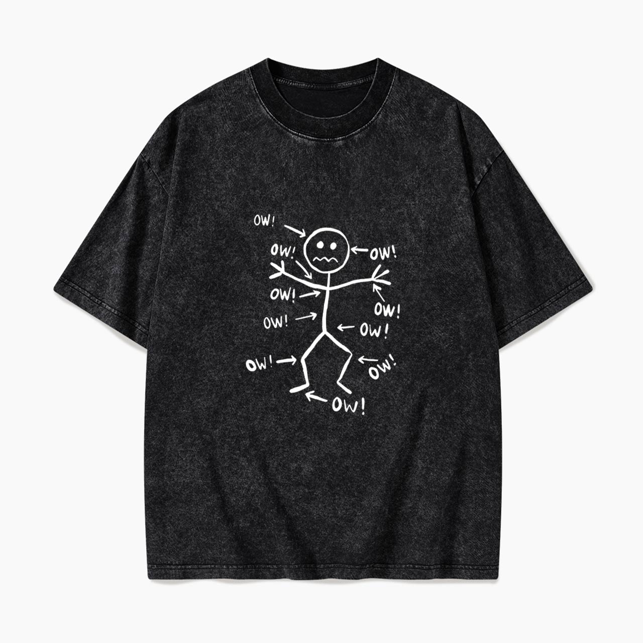 OW Relatable Pain Washed Tees