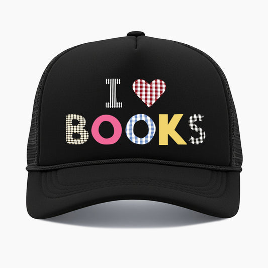 I Love Books Trucker Hat