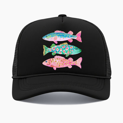 Colorful Fish Trucker Hat