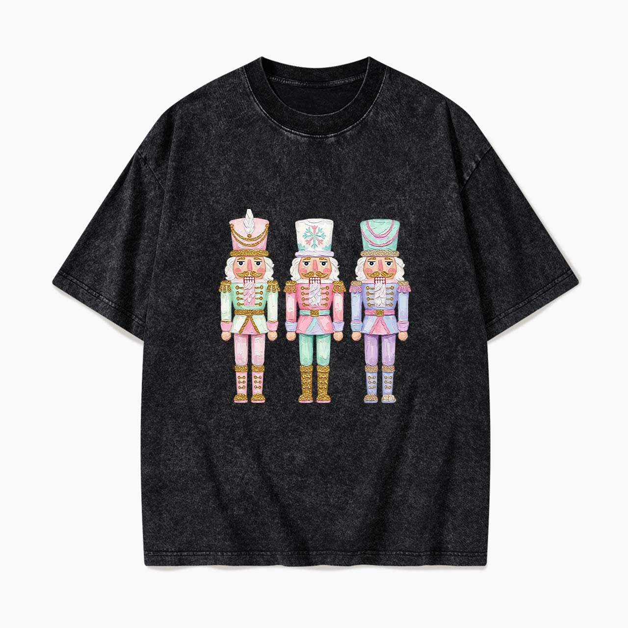 Pastel Soldier Christmas Washed Tees