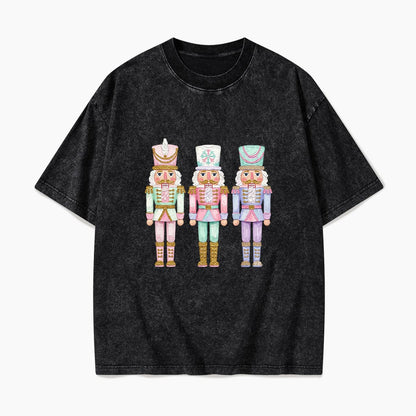 Pastel Soldier Christmas Washed Tees