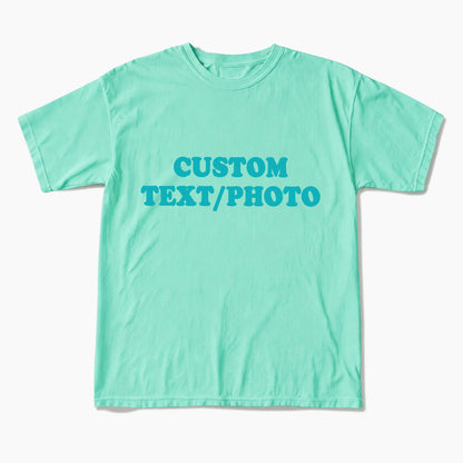 Custom Personalized Text Photo T Shirts Jellypine