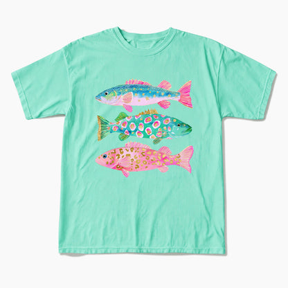 Colorful Fish T Shirts