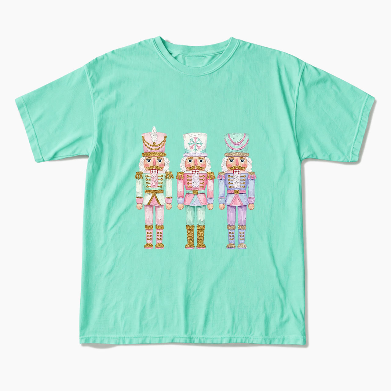 Pastel Soldier Christmas T Shirts