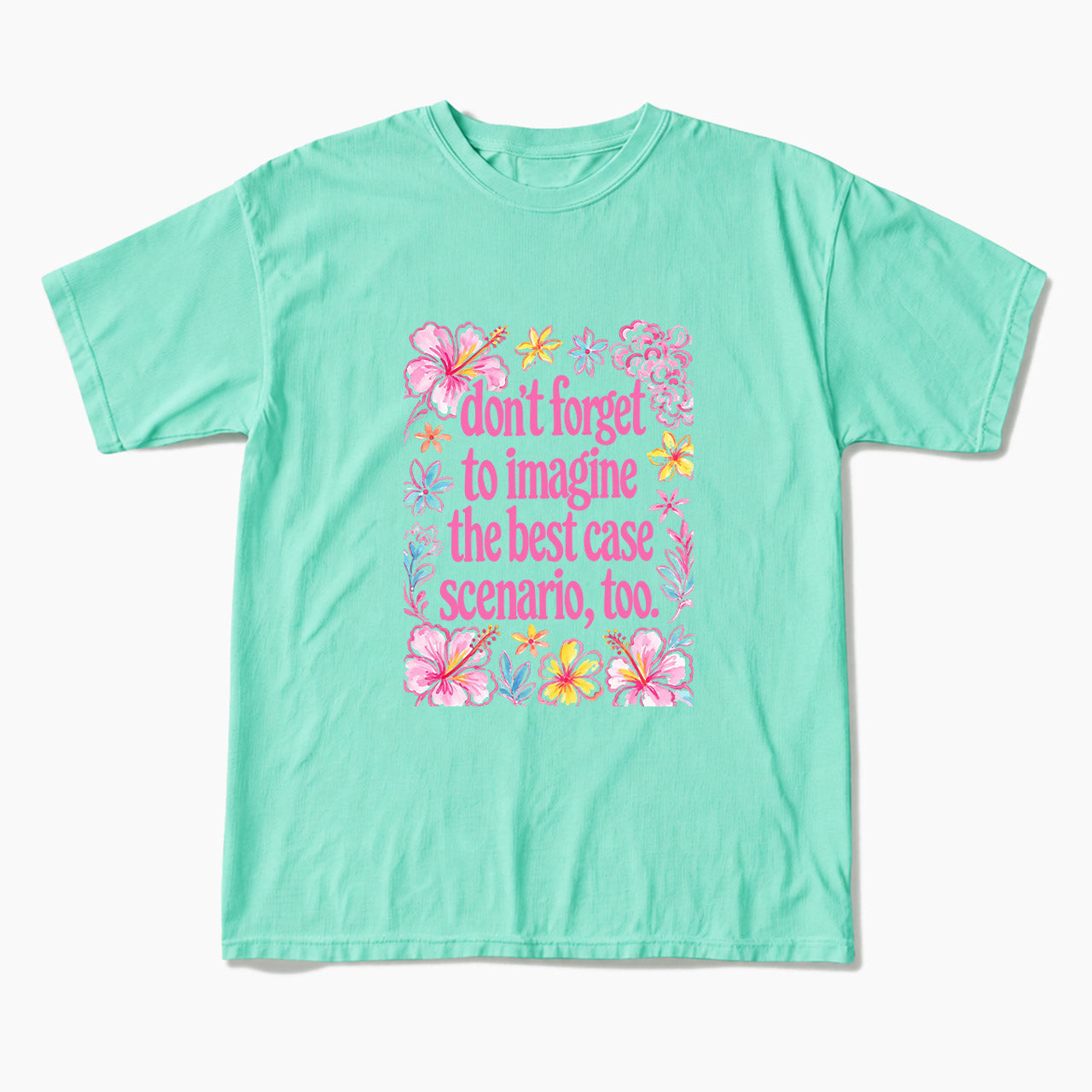 Do Not Forget to Imagine the Best Case Scenario too T Shirts