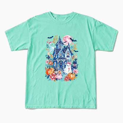 Haunted House Halloween T Shirts