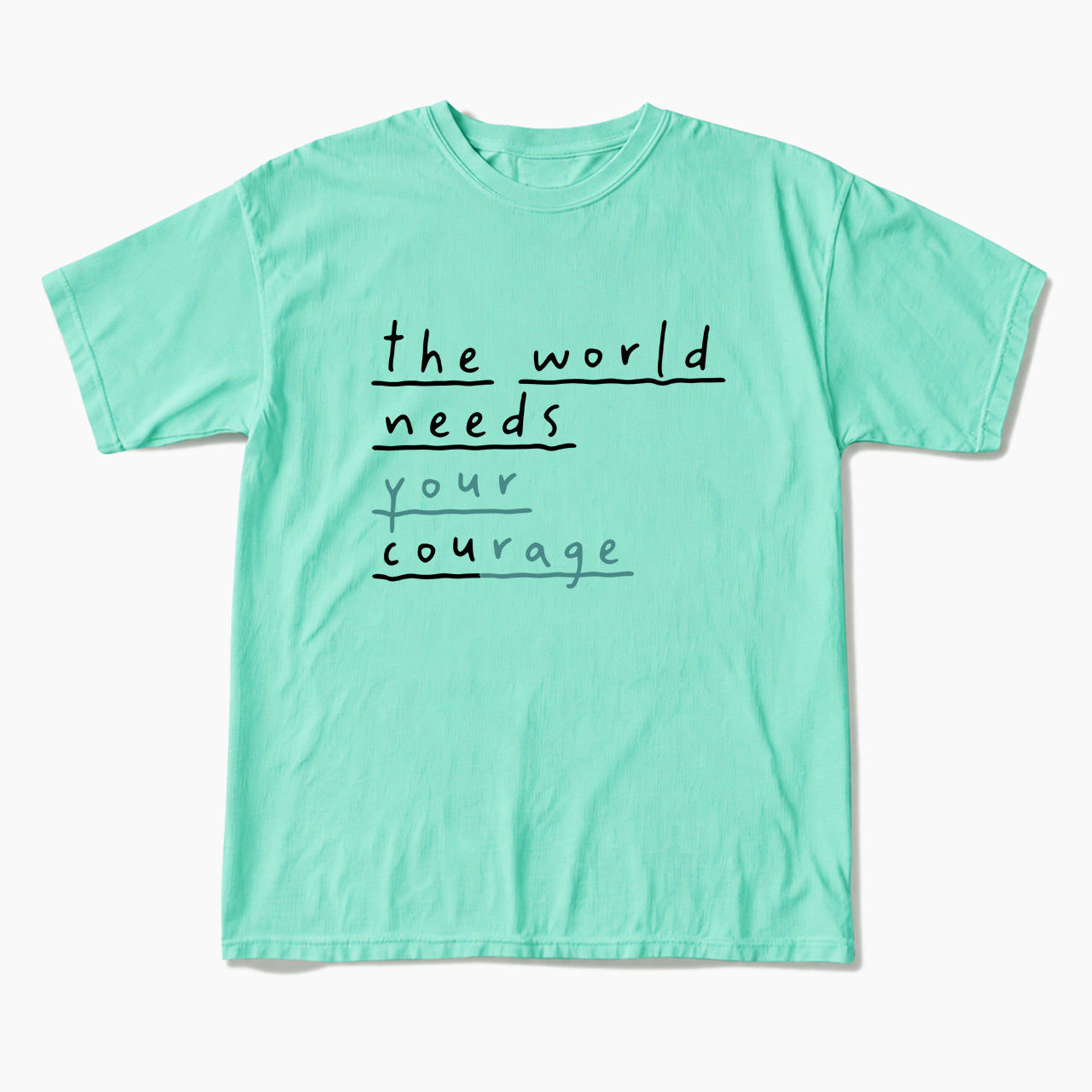 The World Needs Your Courage T Shirts