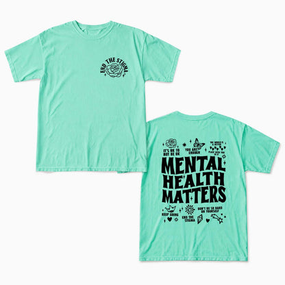 Mental Health Matters Two Sides T Shirts