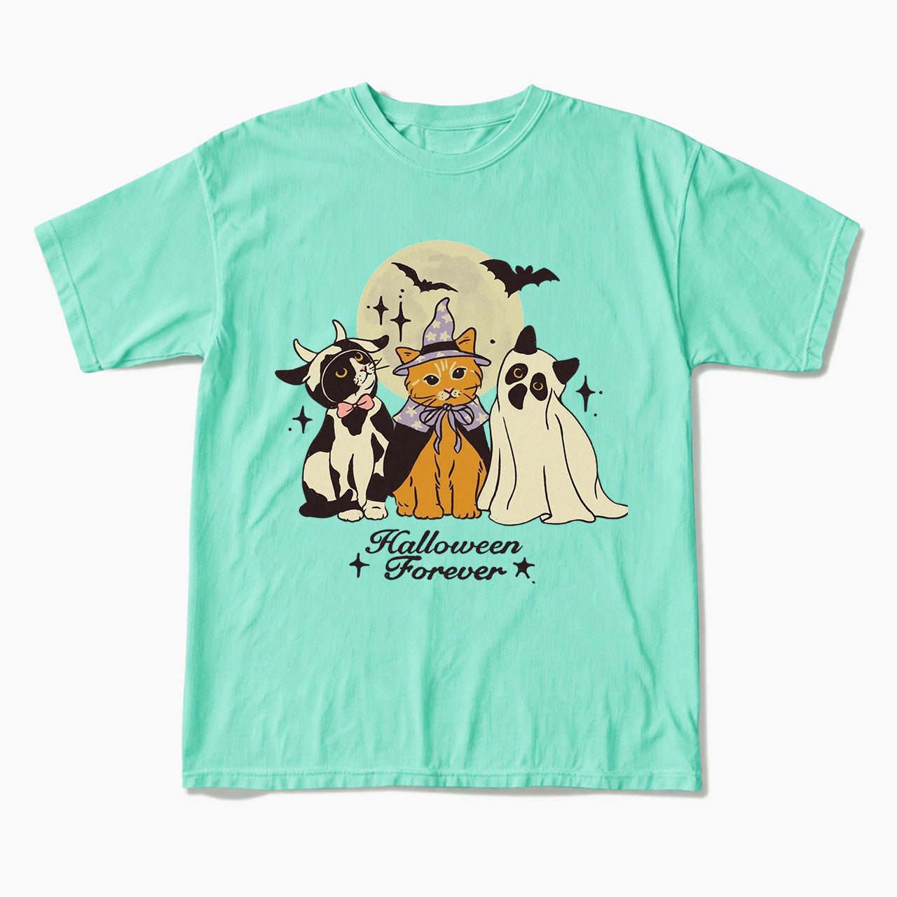 Cute Cats Costume Pumpkin Halloween T Shirts