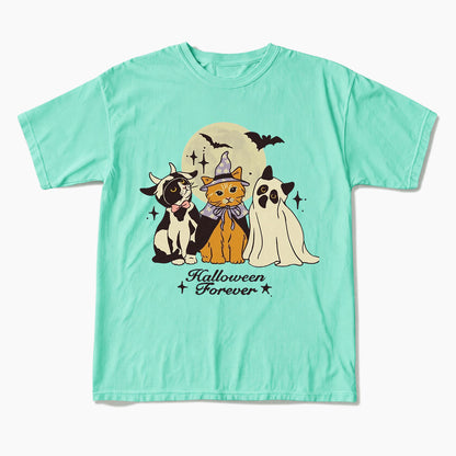 Cute Cats Costume Pumpkin Halloween T Shirts