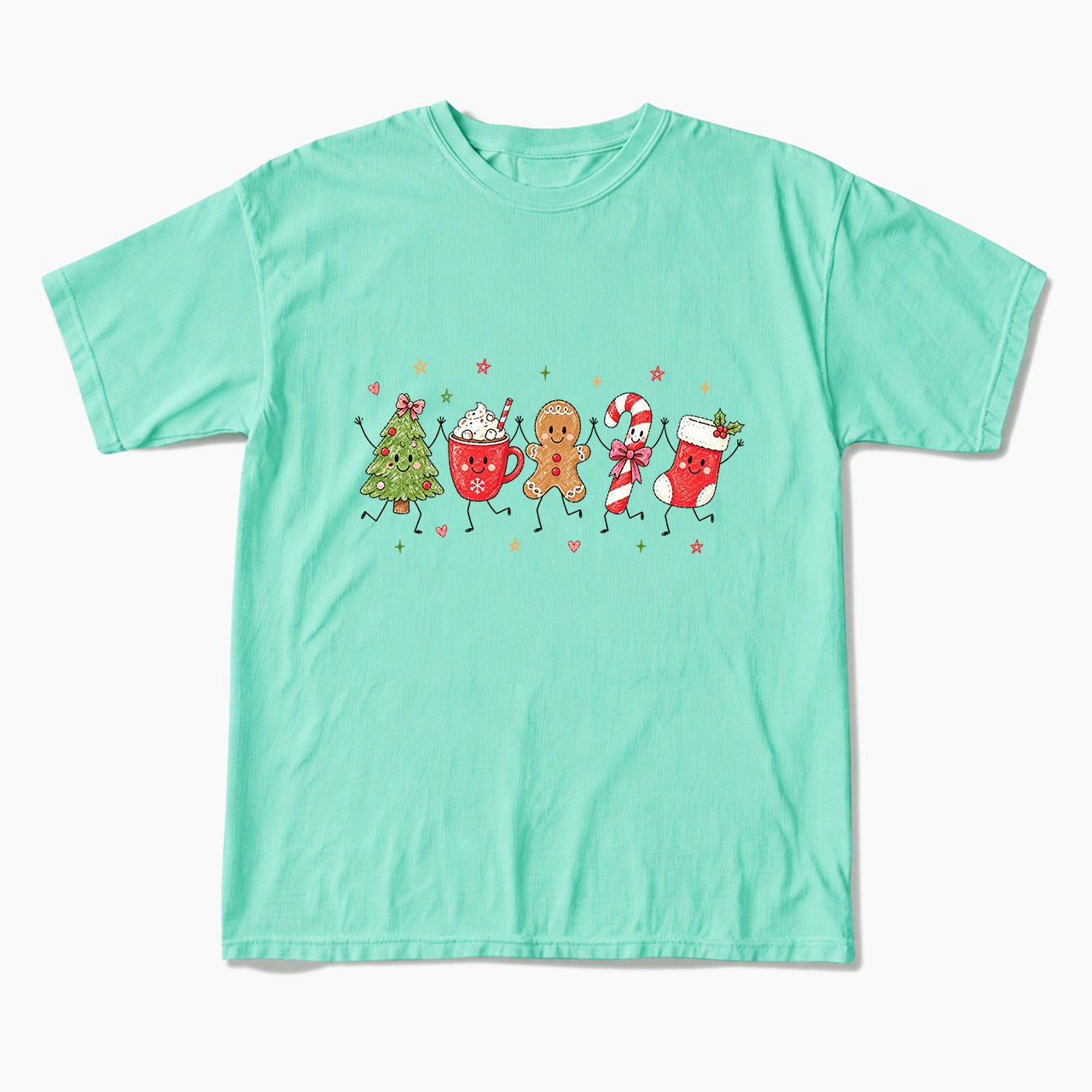 Cute Stick Figure Christmas T Shirts