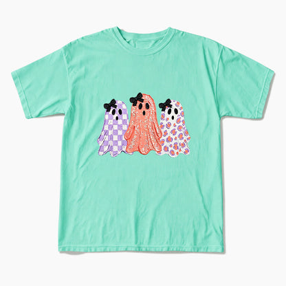 Pastel Ghost Trio Halloween T Shirts