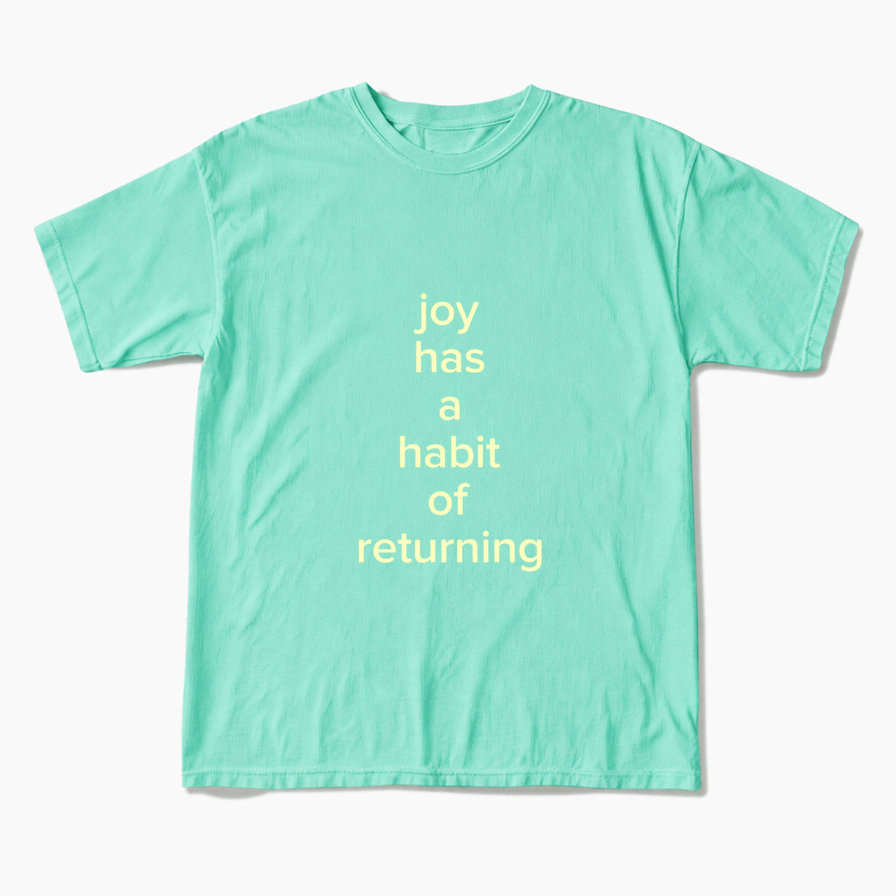 Joy Has A Habit Of Returning T Shirts