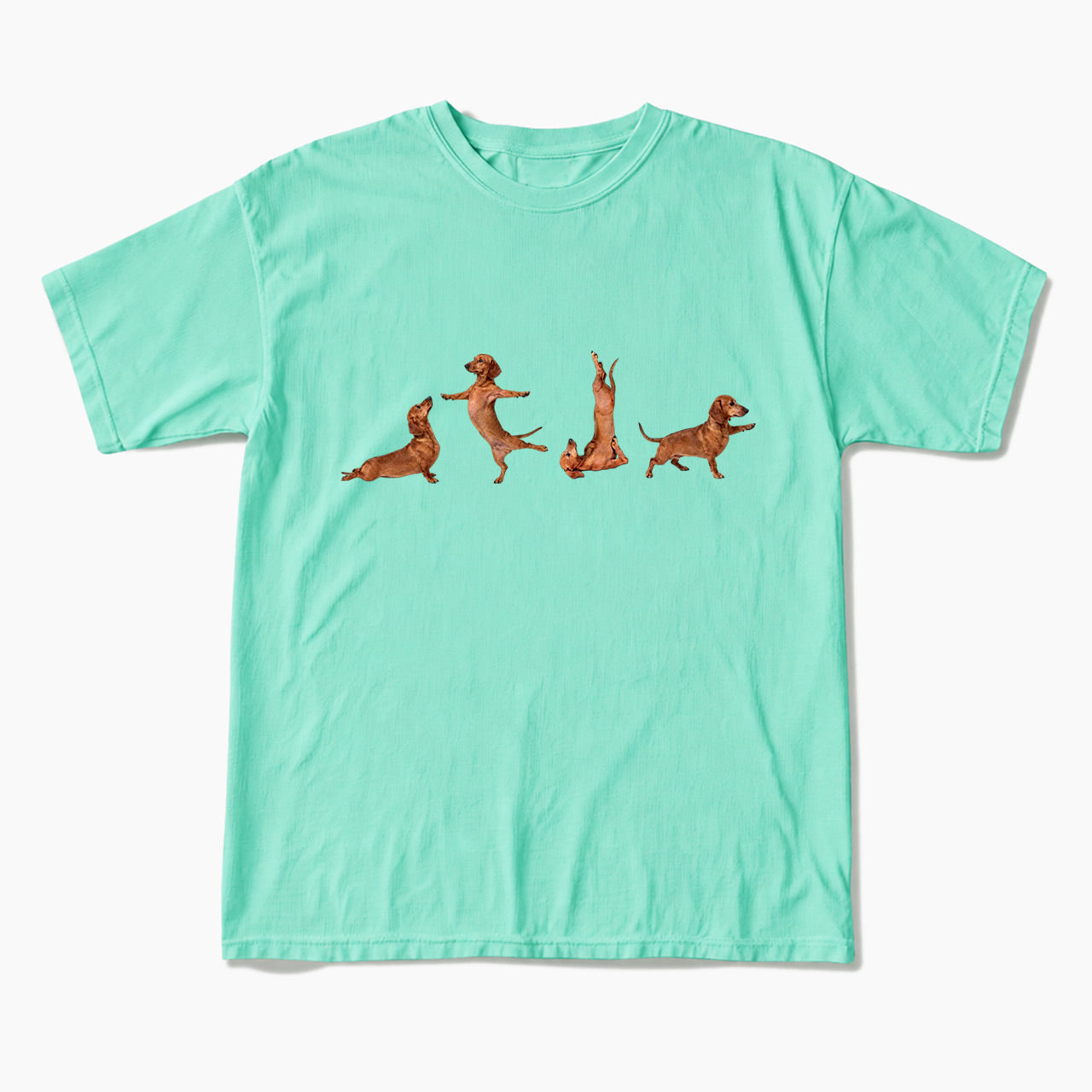 Yoga Dachshunds T Shirts