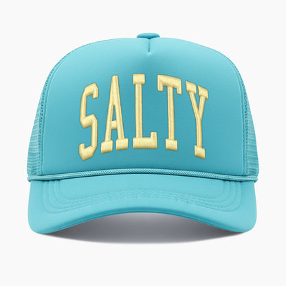 Embroidered Salty Trucker Hat