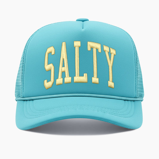 Embroidered Salty Trucker Hat
