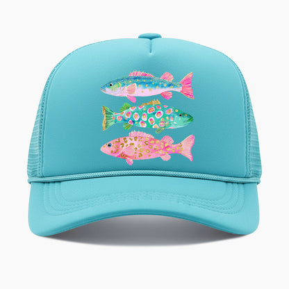 Colorful Fish Trucker Hat