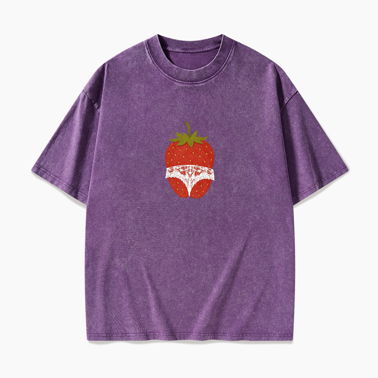 Strawberry Curves Confidence Washed Tees