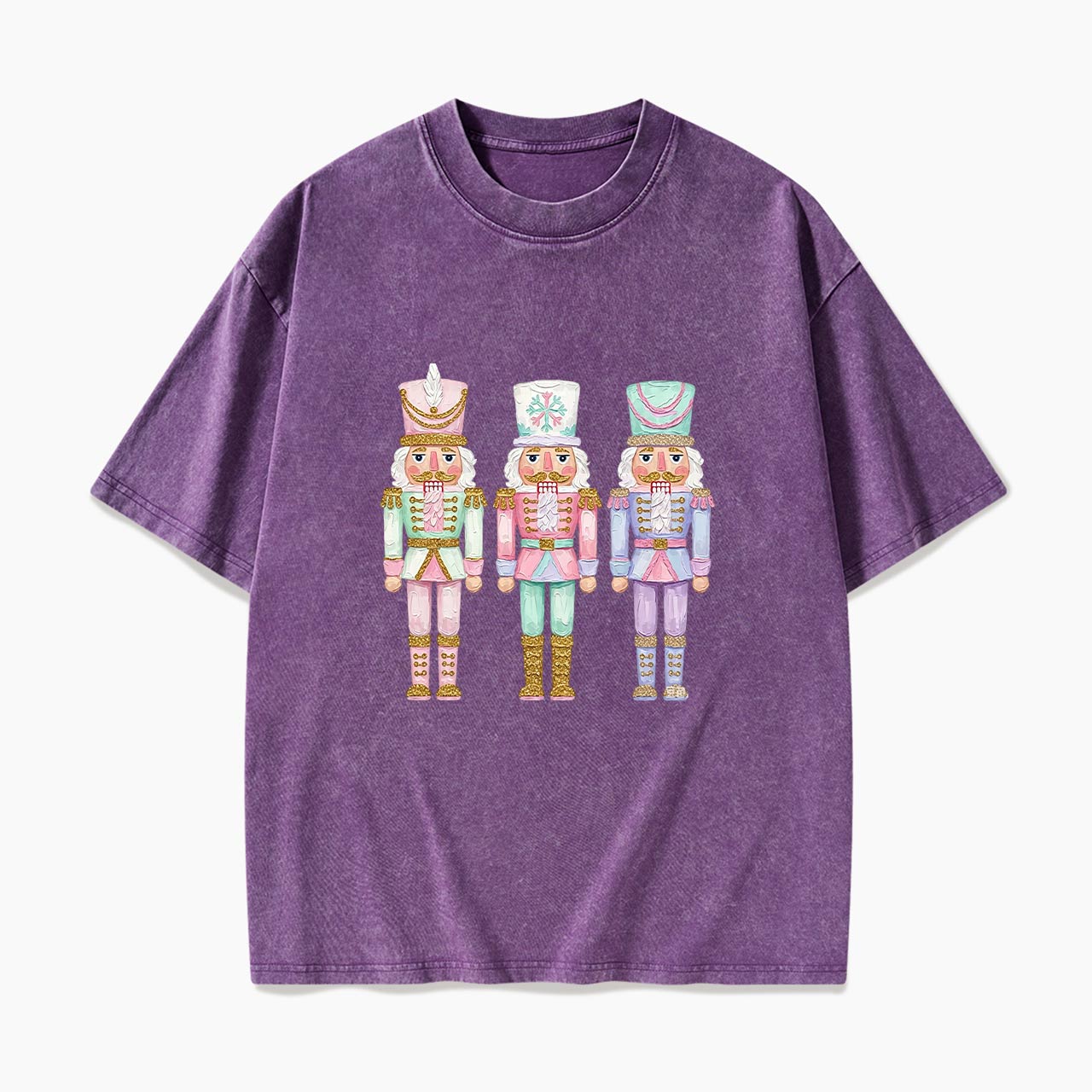 Pastel Soldier Christmas Washed Tees