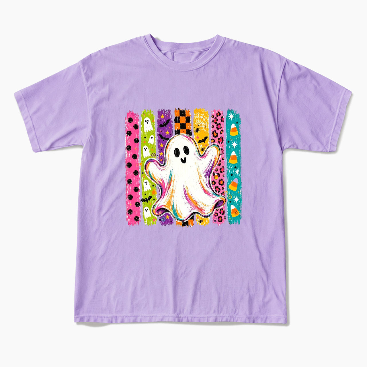 Rainbow Ghost Halloween T Shirts