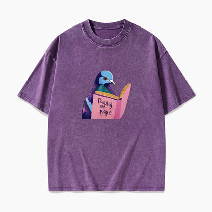 Pooping on People Washed Tees