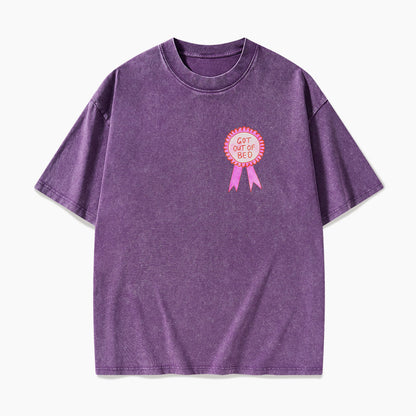 Got Out of Bed Washed Tees