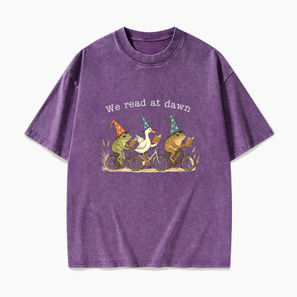 We Read at Dawn Washed Tees