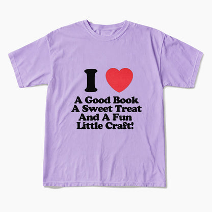 I Love Books Treats And Crafts T Shirts