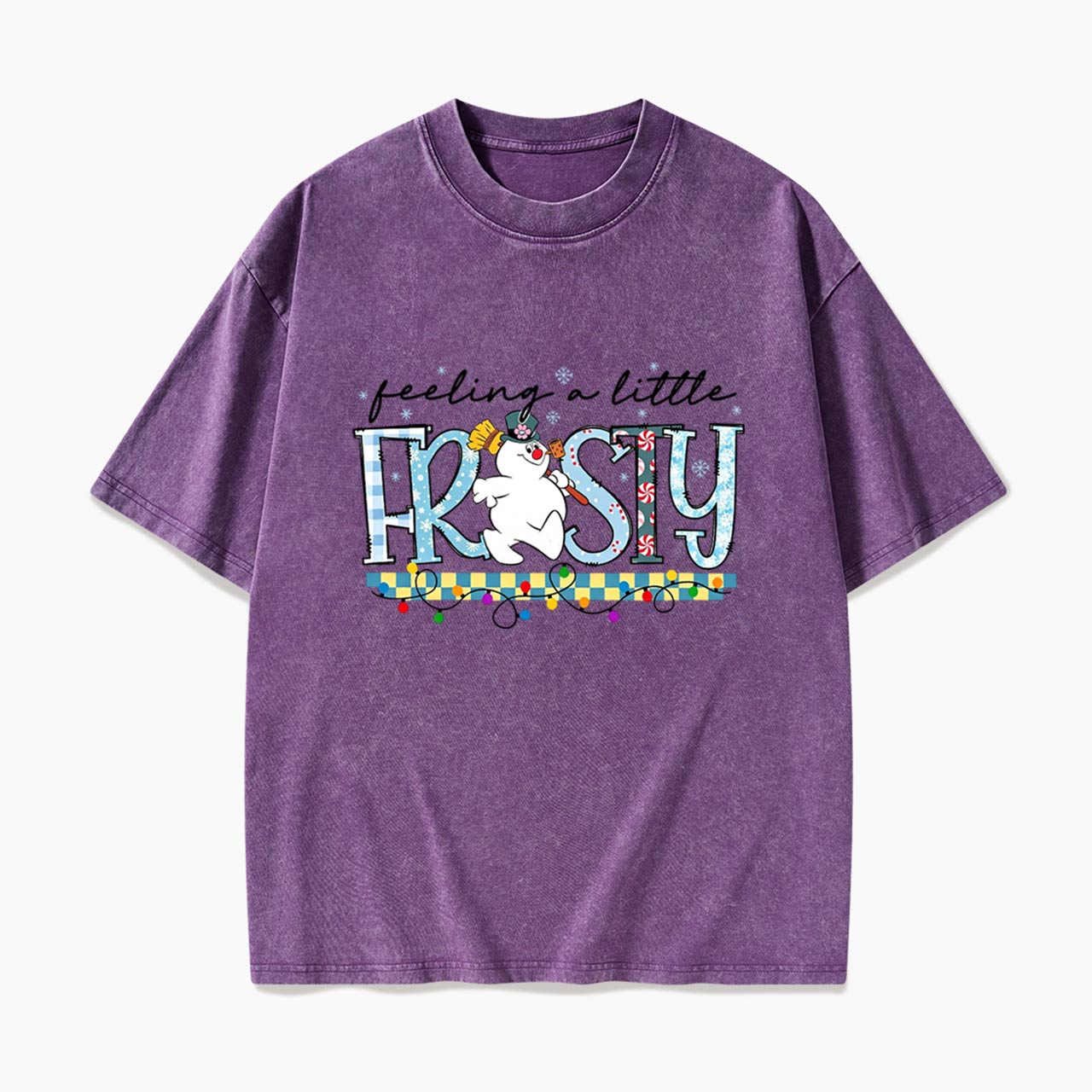 Feeling a Little Frost Christmas Washed Tees