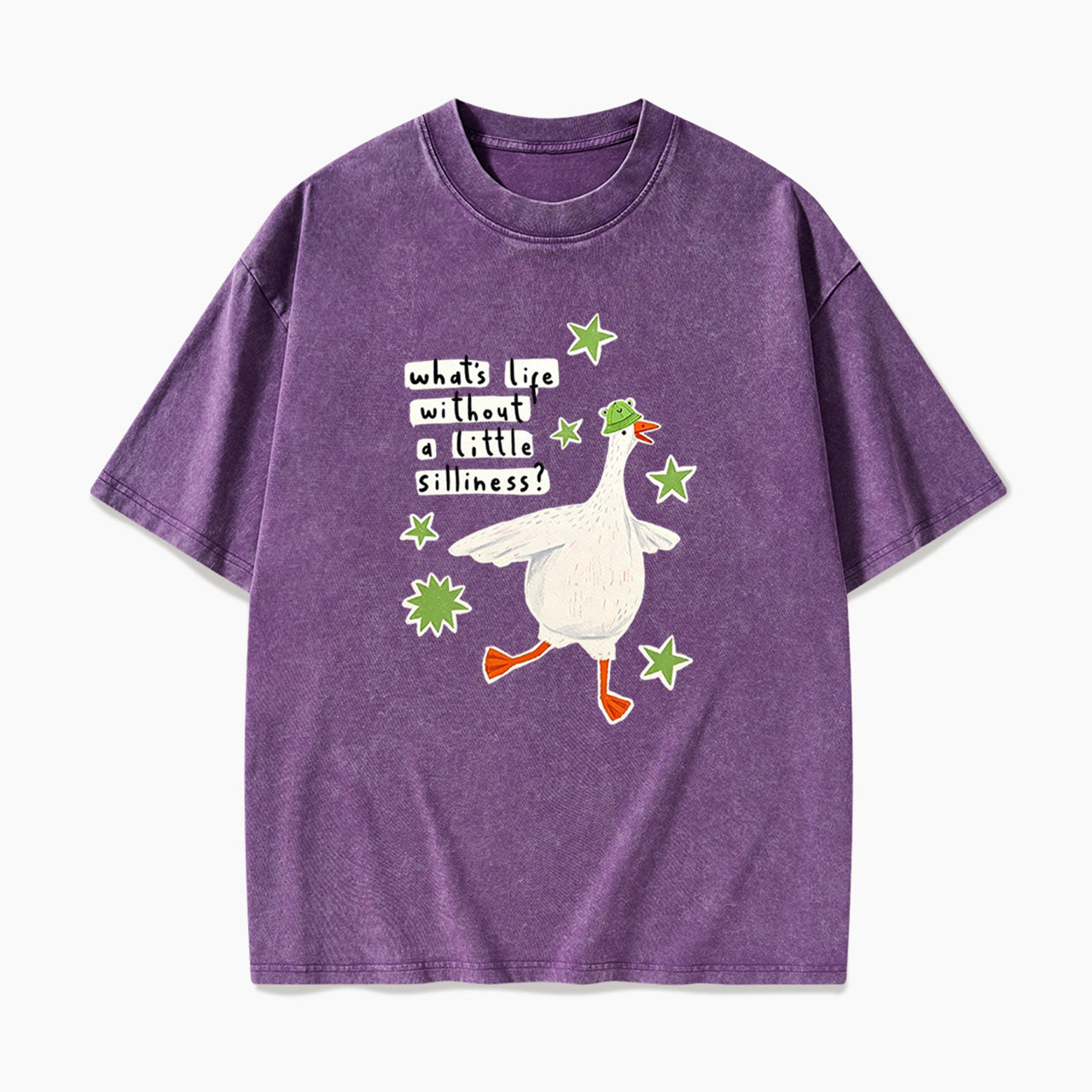 What is Life Without Little Silliness Washed Tees