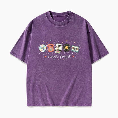 Never Forget Washed Tees
