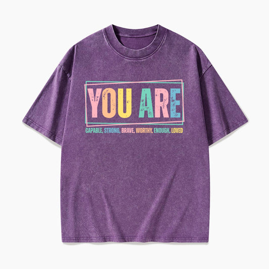You Are Inspirational Washed Tees