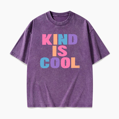 Kind Is Cool Positive Vibes Washed Tees
