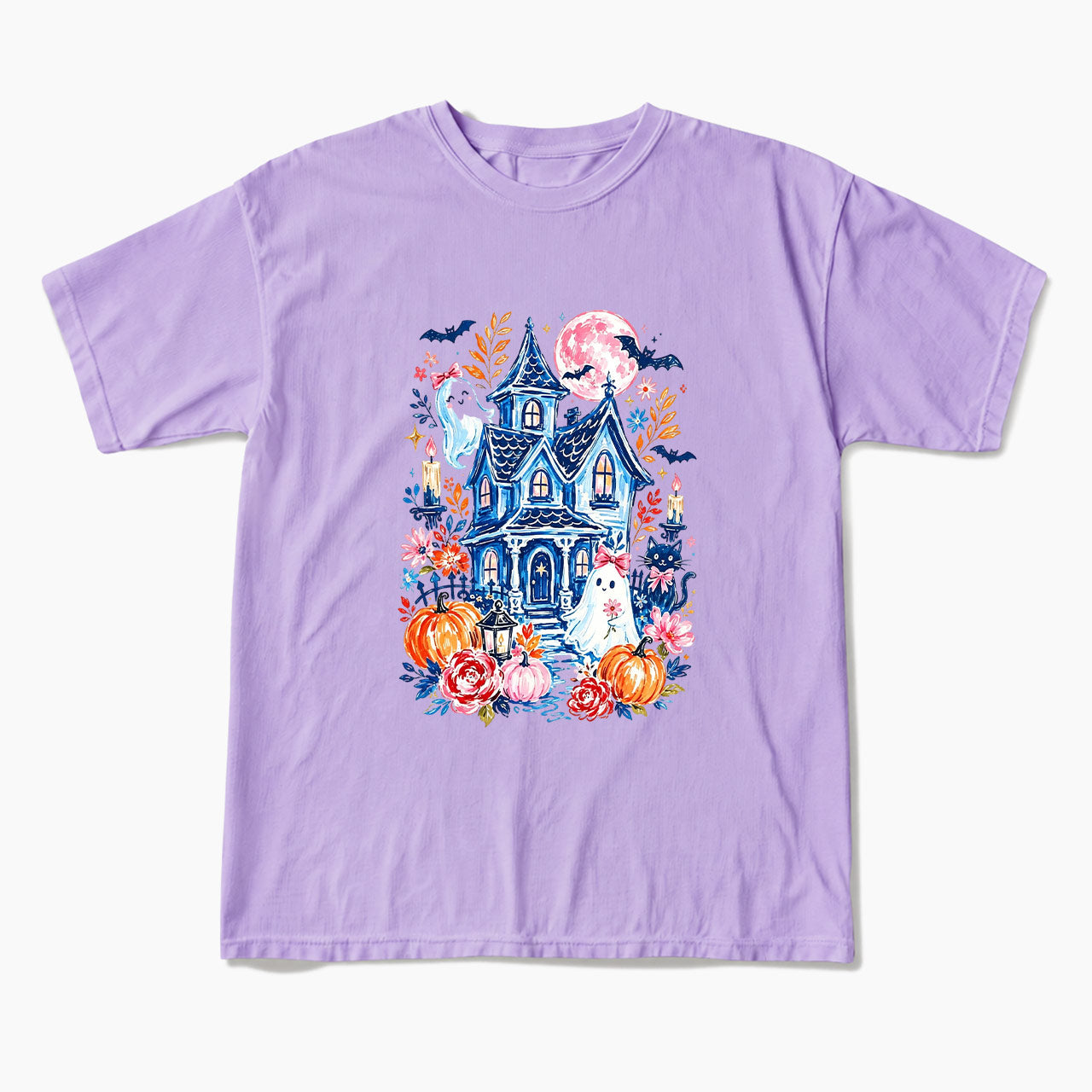 Haunted House Halloween T Shirts
