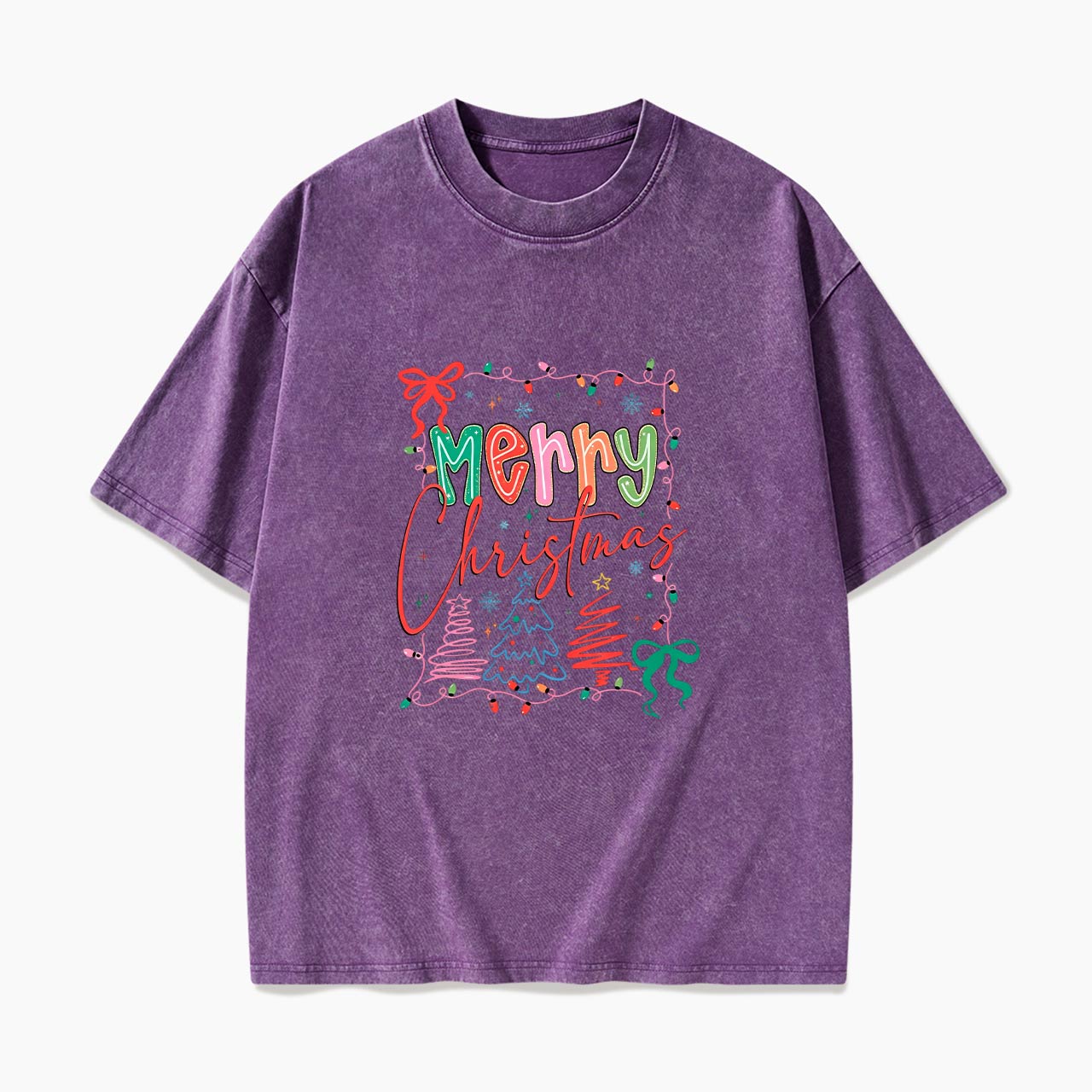Merry Christmas Washed Tees