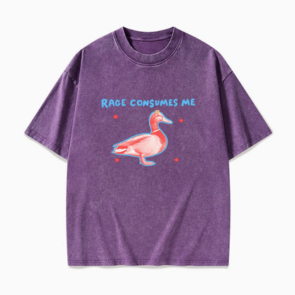 Rage Consumes Me Washed Tees
