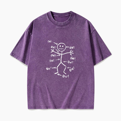 OW Relatable Pain Washed Tees
