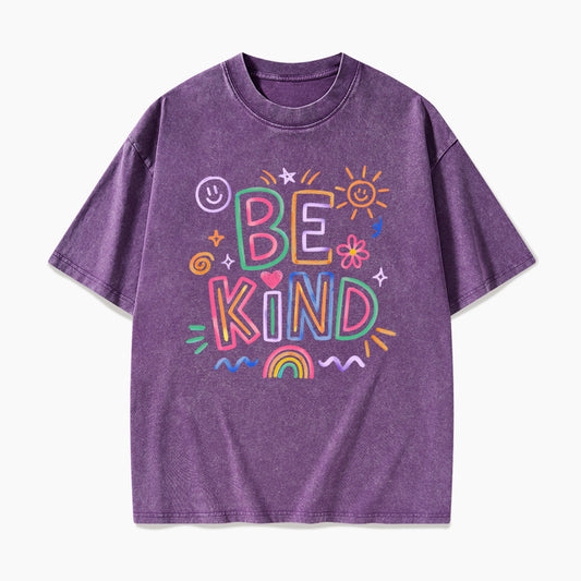 Be Kind Colors Washed Tees