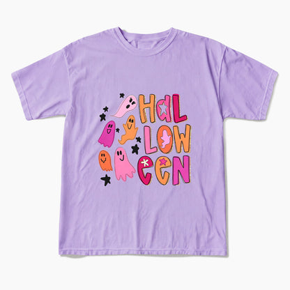 Ghost Doodle Halloween T Shirts